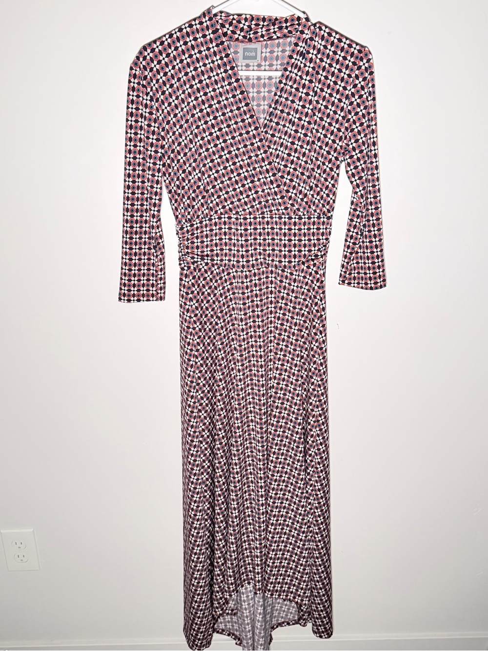 Nom Maternity Geometric Dress